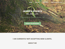 Tablet Screenshot of jessicaspence.com